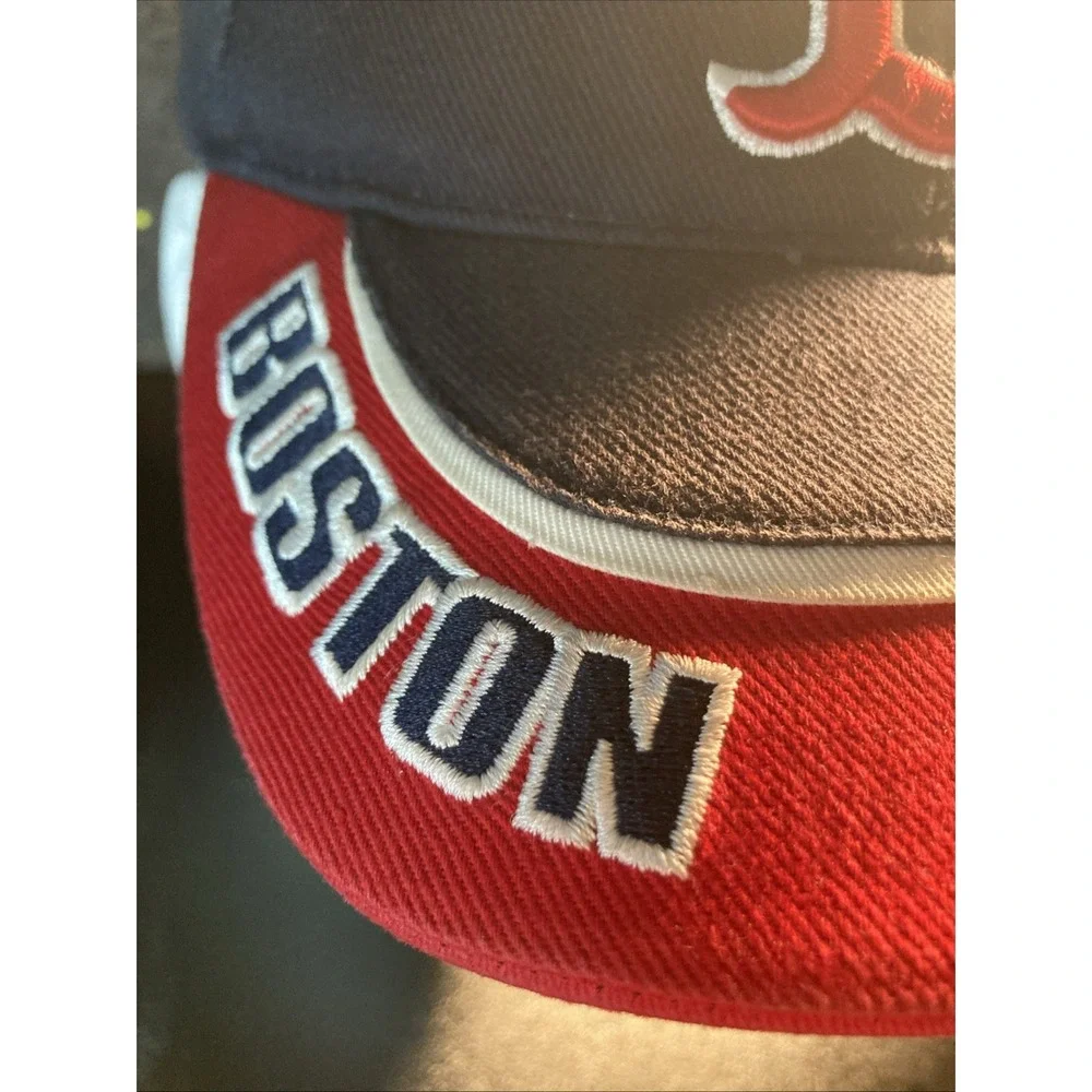 Boston Red Sox Twins Youth Enterprise Cotton Cap Genuine MLB Strapback Pre‑Owned